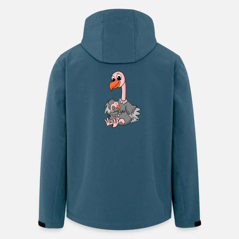 Bouquet Famille - Bouquet avec Bébé - Veste softshell homme en polyester recyclé Stanley/Stella - bleu pétrole foncé