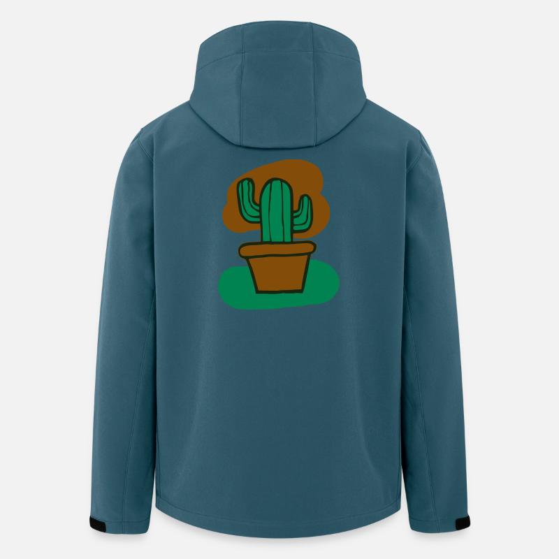Kactus - Recycelte Männer Softshell-Jacke von Stanley/Stella - Dunkles Petrol