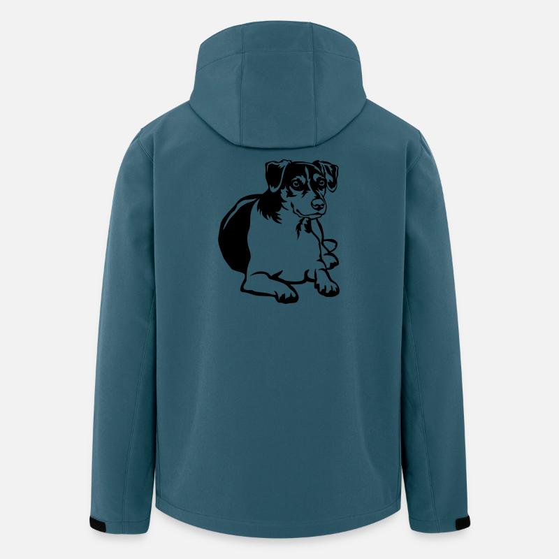 Dansk Svensk Gaardhond - Stanley/Stella herre softshelljakke i genanvendt polyester Discoverer - mørk petrol