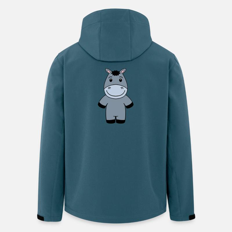 Esel - Recycelte Männer Softshell-Jacke von Stanley/Stella - Dunkles Petrol