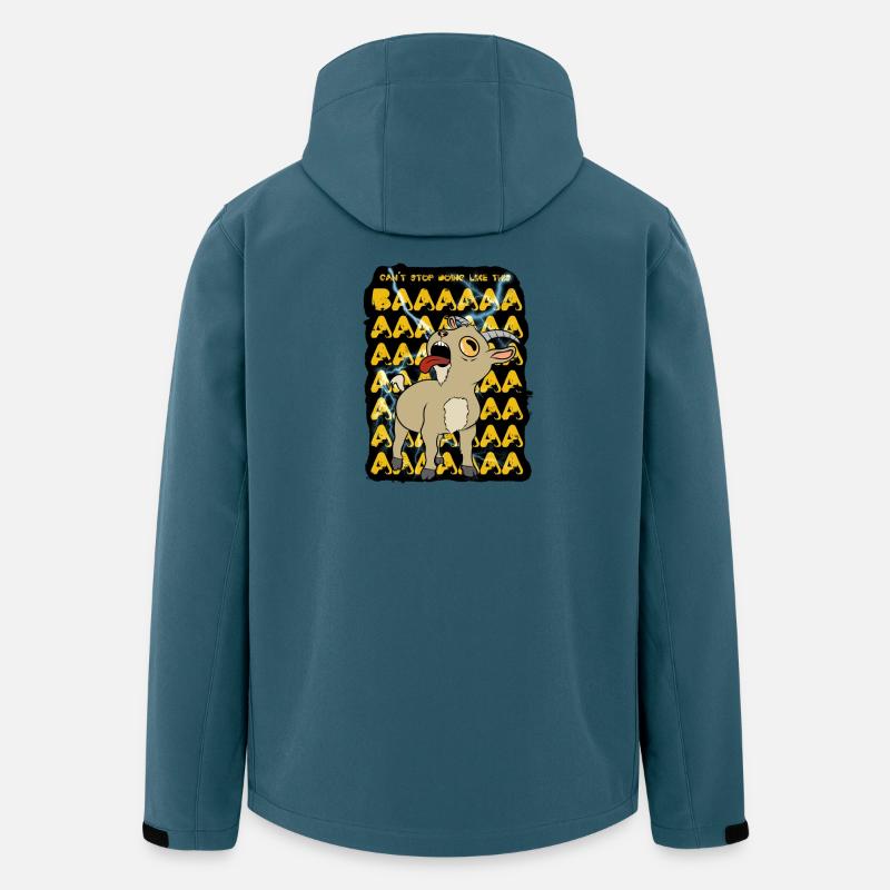 Gewitterziege - Recycelte Männer Softshell-Jacke von Stanley/Stella - Dunkles Petrol