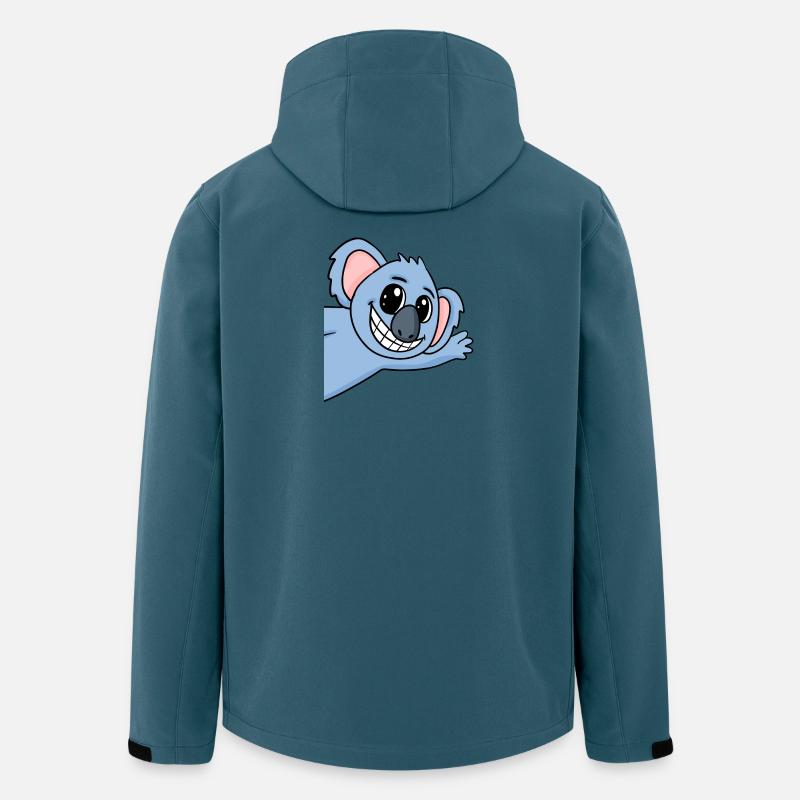 Koala Greeting Greeting Koala Bear - Men’s Recycled Softshell Jacket by Stanley/Stella - stargazer