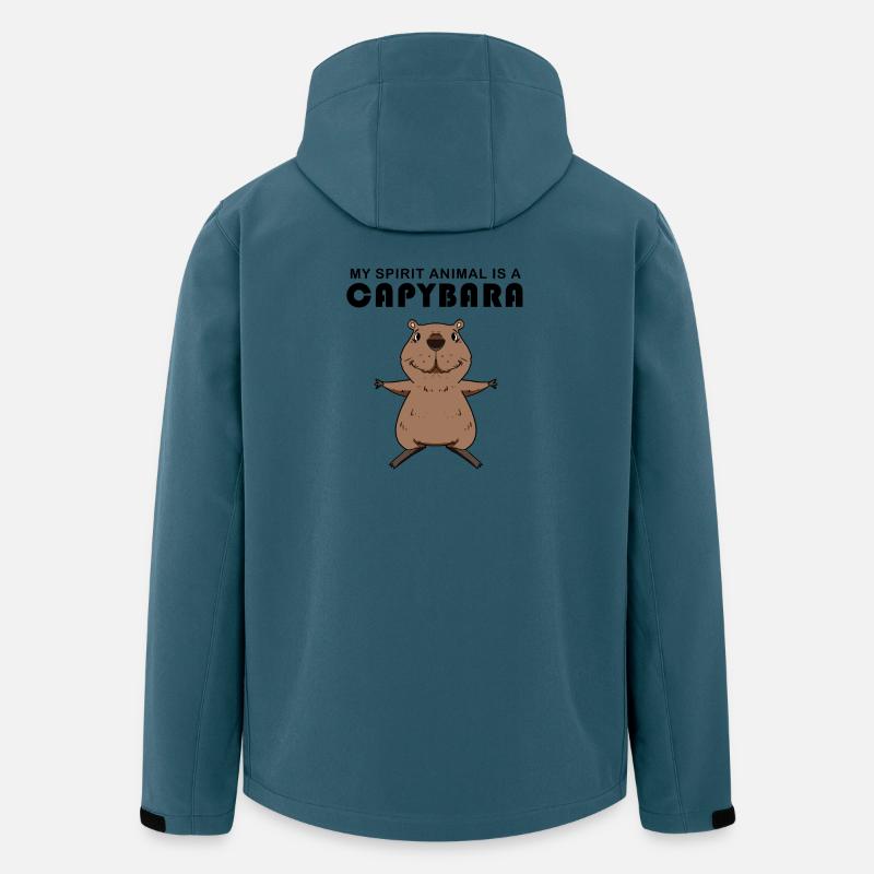 Capybara Capybara Gift - Men’s Recycled Softshell Jacket by Stanley/Stella - stargazer