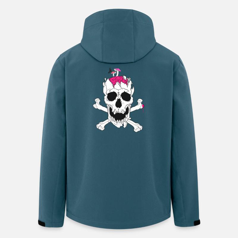 Frühjahrslorchel - Recycelte Männer Softshell-Jacke von Stanley/Stella - Dunkles Petrol