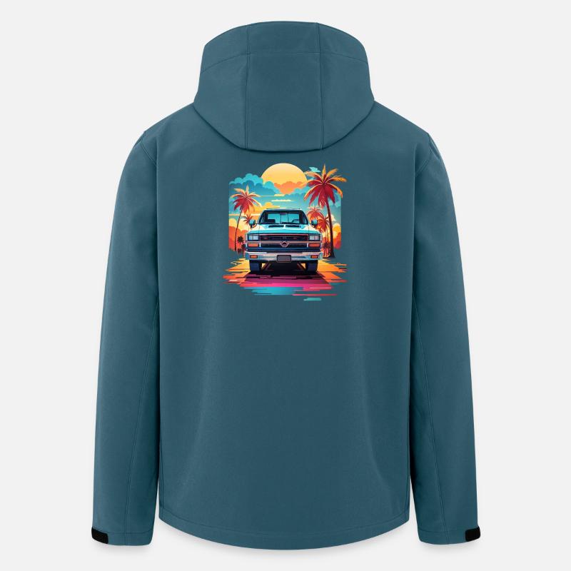 Pick-up Truck - Recycelte Männer Softshell-Jacke von Stanley/Stella - Dunkles Petrol