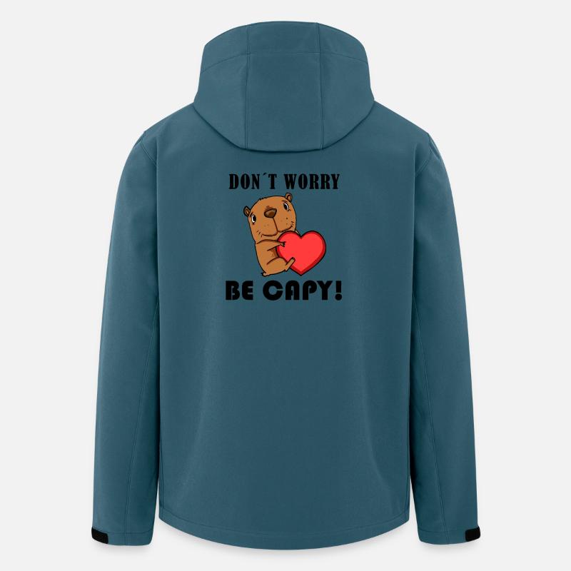 Capybara Wasserschwein Capybaras - Men’s Recycled Softshell Jacket by Stanley/Stella - stargazer