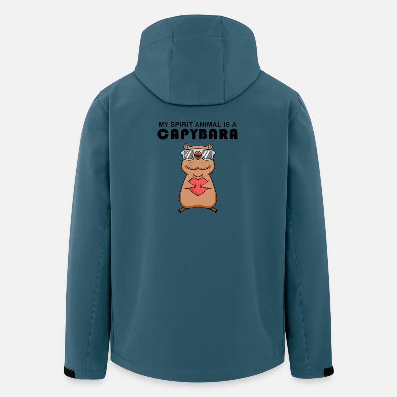 Capybara Wasserschwein Capybaras - Men’s Recycled Softshell Jacket by Stanley/Stella - stargazer