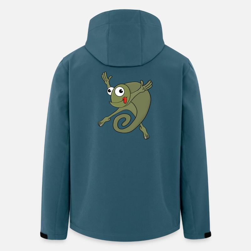 Fantastisches Chamäleon - Recycelte Männer Softshell-Jacke von Stanley/Stella - Dunkles Petrol