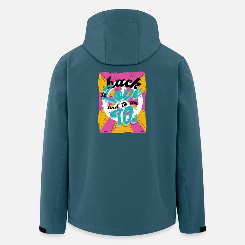 70s - Recycelte Männer Softshell-Jacke Discoverer von Stanley/Stella - Dunkles Petrol