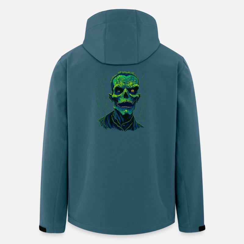 Zombi - Recycelte Männer Softshell-Jacke von Stanley/Stella - Dunkles Petrol