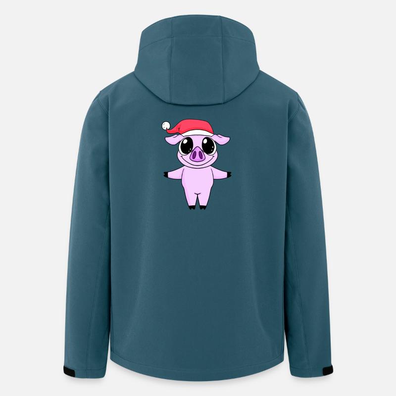 Pig Christmas - Men’s Recycled Softshell Jacket by Stanley/Stella - stargazer