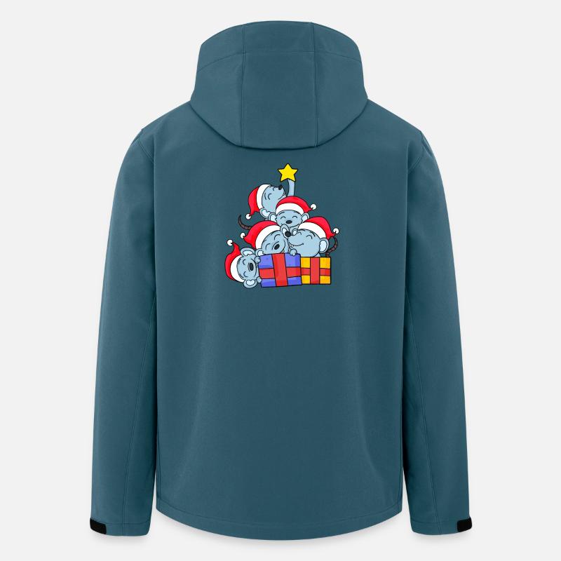 Mouse Tree Christmas Christmas Tree - Men’s Recycled Softshell Jacket by Stanley/Stella - stargazer