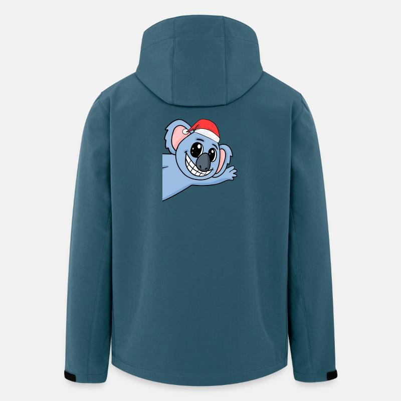 Noël Koala - Veste softshell homme en polyester recyclé Stanley/Stella - bleu pétrole foncé