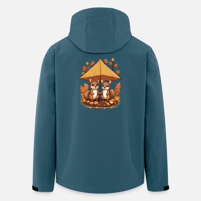 Cute Squirrels - Men’s Recycled Softshell Jacket by Stanley/Stella - stargazer