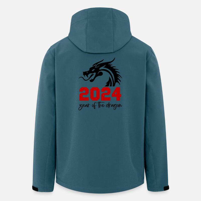 2024 - Recycelte Männer Softshell-Jacke von Stanley/Stella - Dunkles Petrol