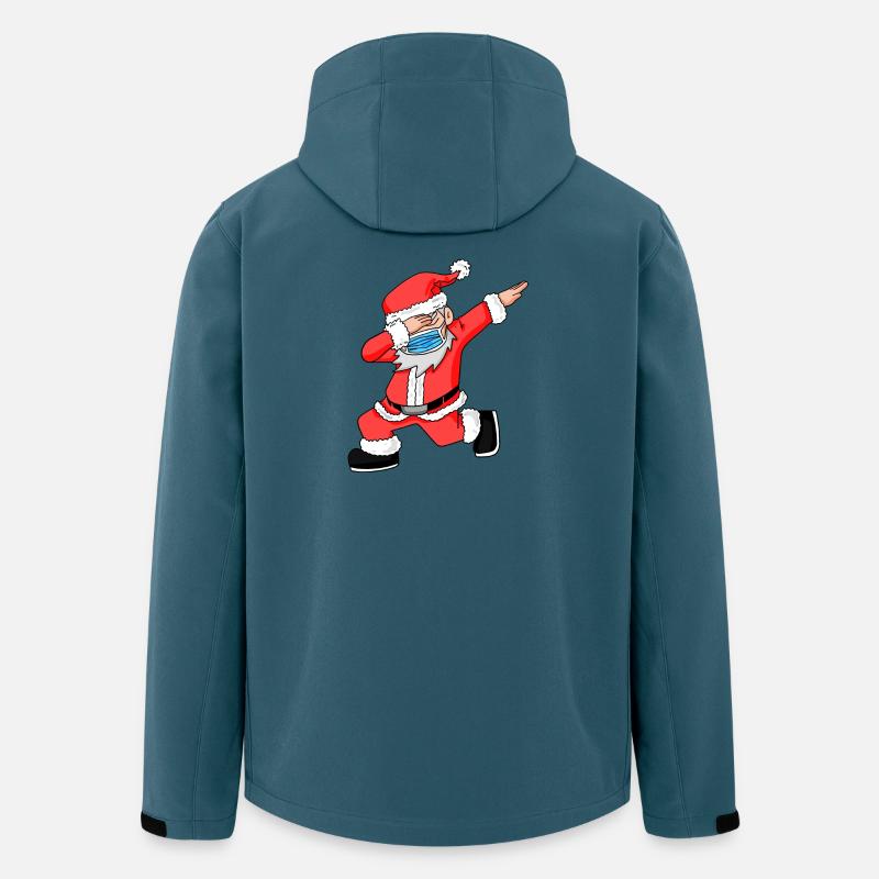 Weihnachtsmann Weihnachten - Recycelte Männer Softshell-Jacke von Stanley/Stella - Dunkles Petrol