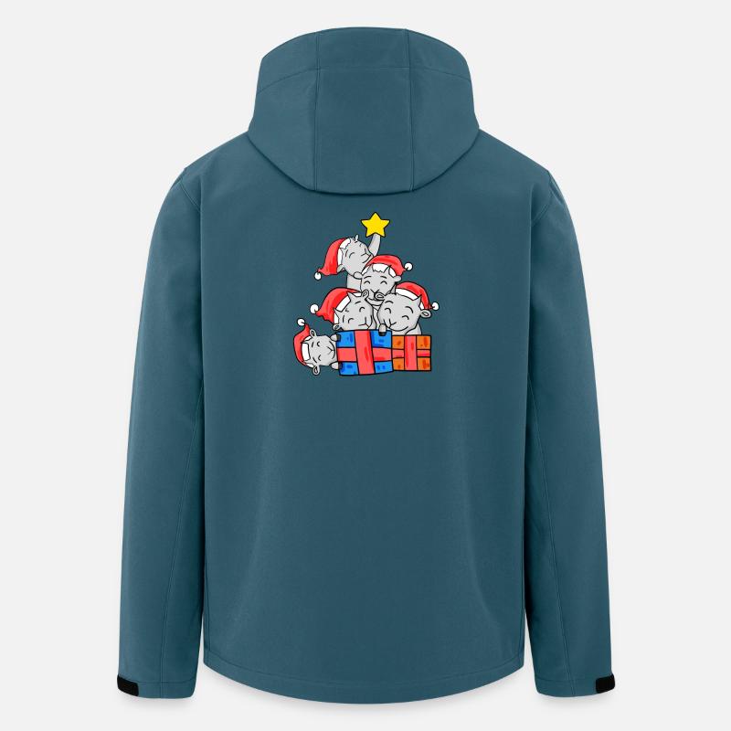 Goat Christmas Tree Christmas - Men’s Recycled Softshell Jacket by Stanley/Stella - stargazer