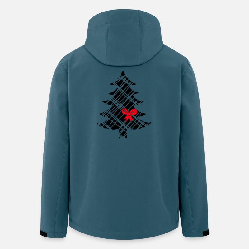 Weihnachtsbaum - Recycelte Männer Softshell-Jacke Discoverer von Stanley/Stella - Dunkles Petrol