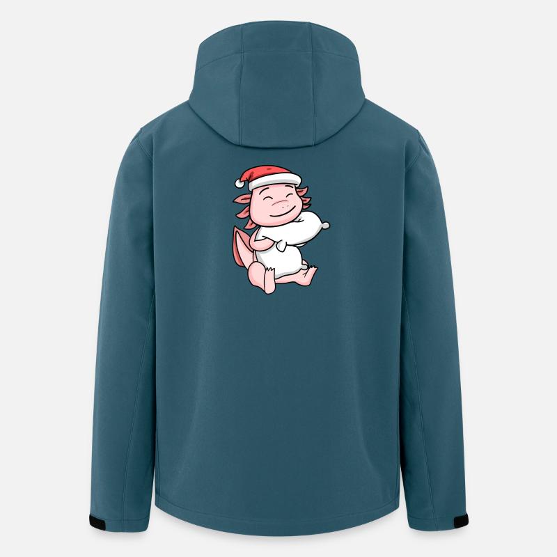 Axolotl Christmas - Men’s Recycled Softshell Jacket by Stanley/Stella - stargazer