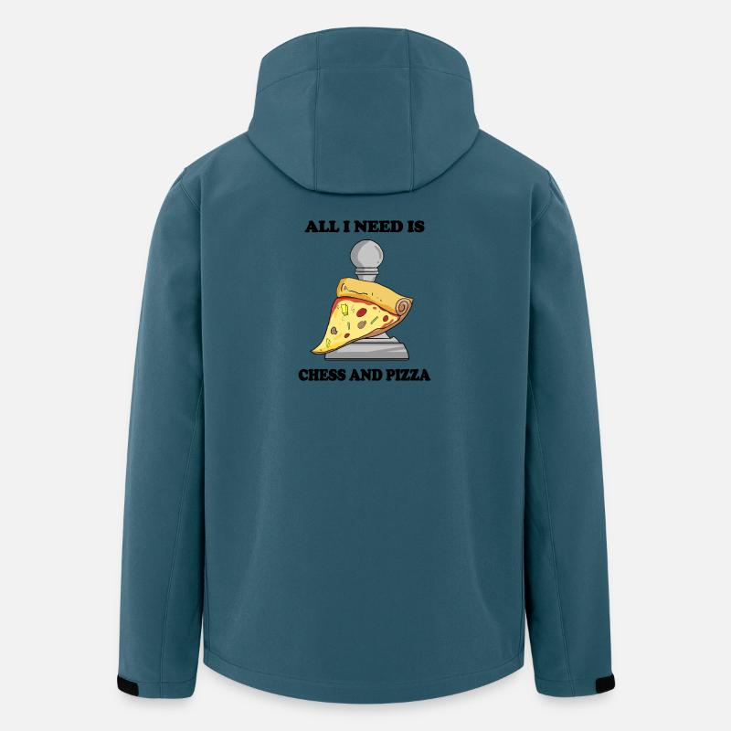 Chess and Pizza - Men’s Recycled Softshell Jacket by Stanley/Stella - stargazer