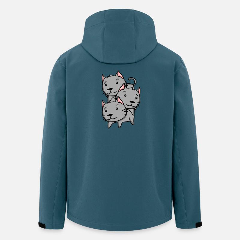 Cat Cats - Men’s Recycled Softshell Jacket by Stanley/Stella - stargazer
