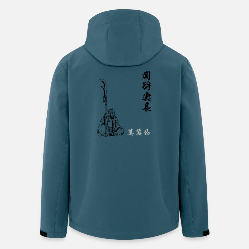 Guan Yu - Veste softshell homme en polyester recyclé Stanley/Stella - bleu pétrole foncé