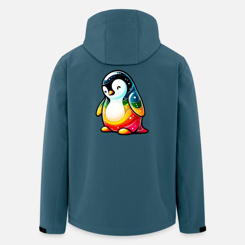 Pingouin - Veste softshell homme en polyester recyclé Stanley/Stella - bleu pétrole foncé