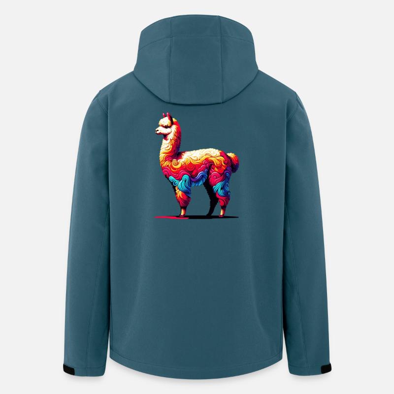 Alpaga - Veste softshell homme en polyester recyclé Stanley/Stella - bleu pétrole foncé