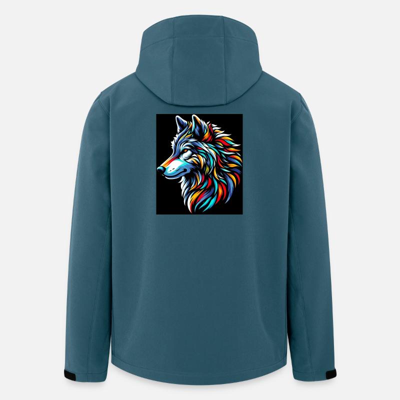 Wolf - Recycelte Männer Softshell-Jacke von Stanley/Stella - Dunkles Petrol