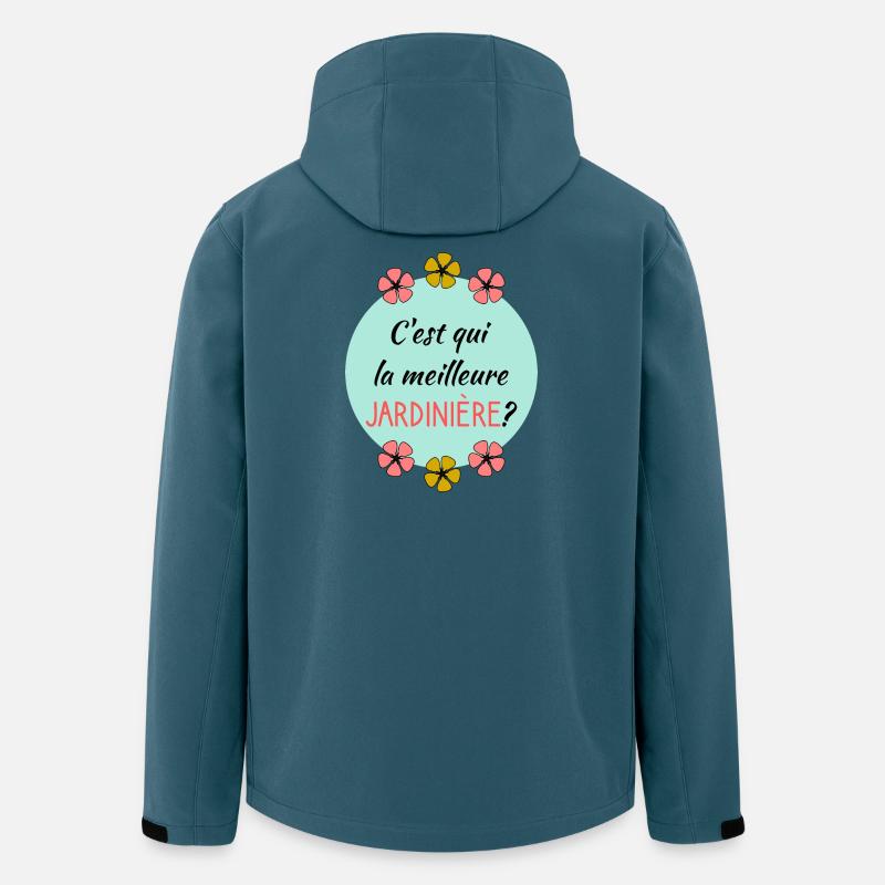 OMA - Recycelte Männer Softshell-Jacke von Stanley/Stella - Dunkles Petrol