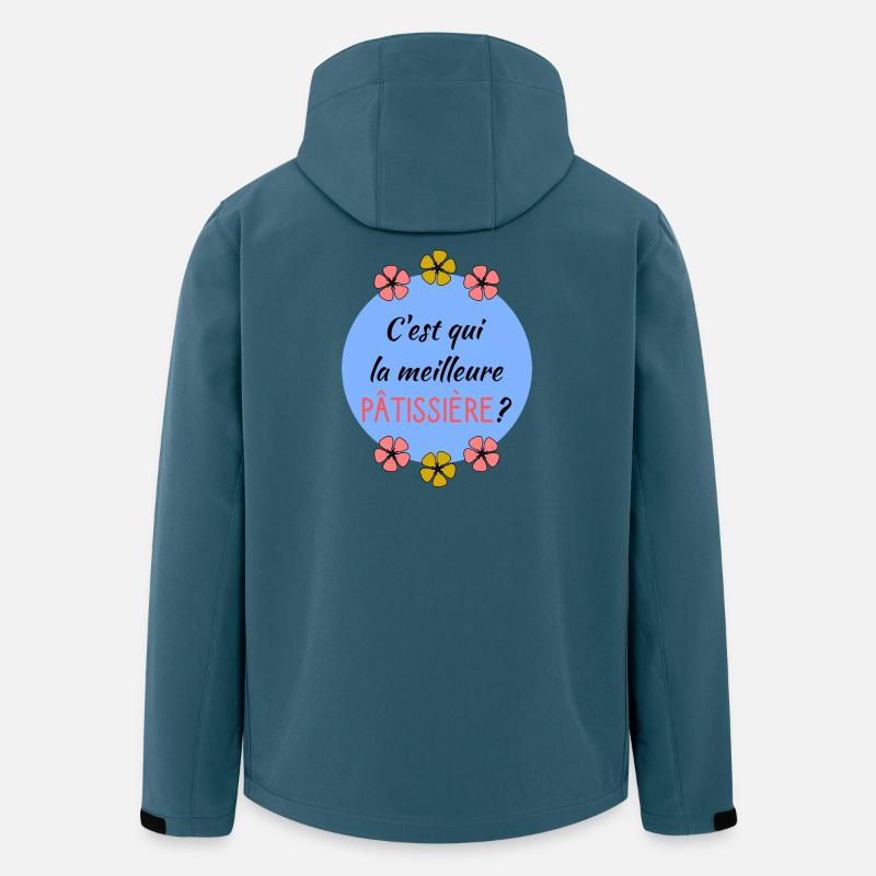 PÂTISSIER - Recycelte Männer Softshell-Jacke von Stanley/Stella - Dunkles Petrol