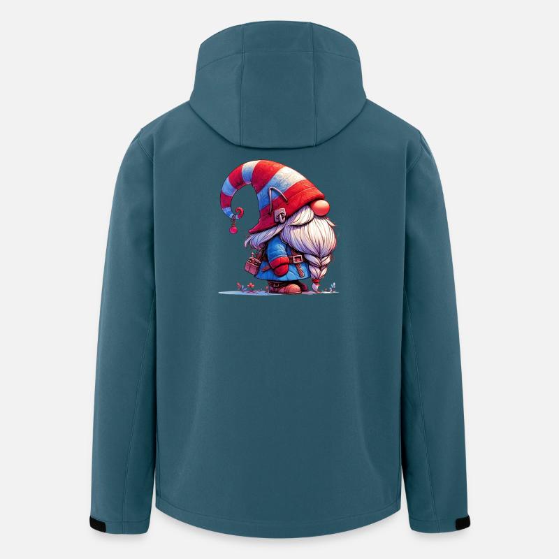 Gnom-Goblin-Elf - Recycelte Männer Softshell-Jacke von Stanley/Stella - Dunkles Petrol