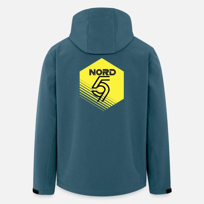 Norden - Recycelte Männer Softshell-Jacke von Stanley/Stella - Dunkles Petrol