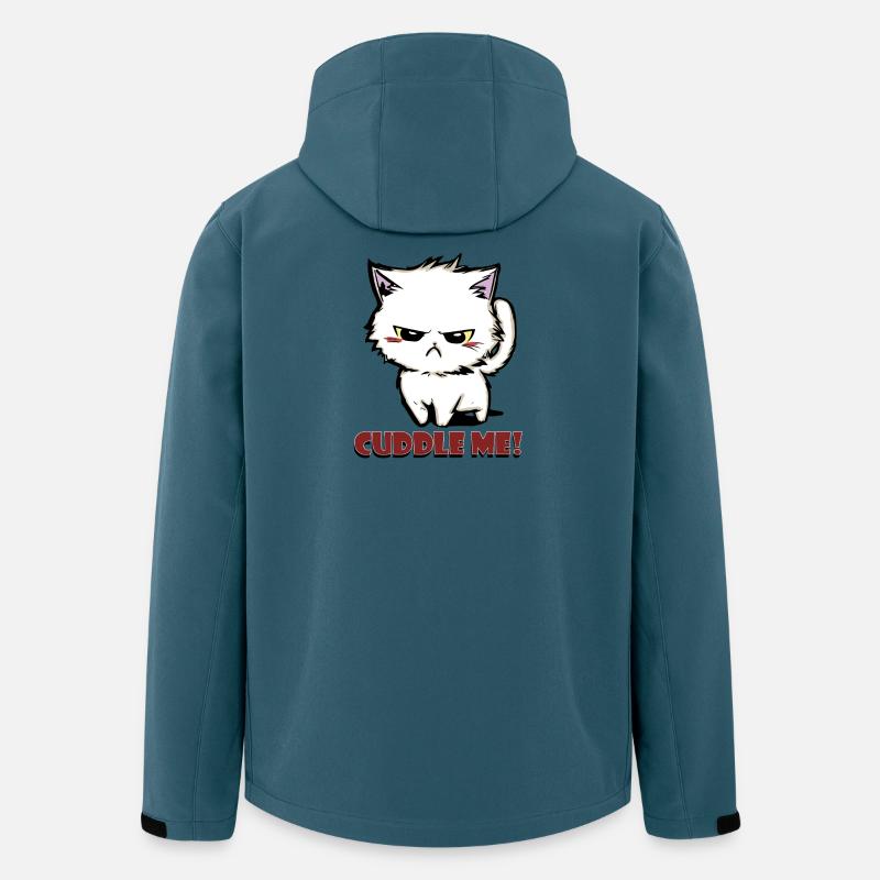 cuddle me2 - Recycelte Männer Softshell-Jacke von Stanley/Stella - Dunkles Petrol