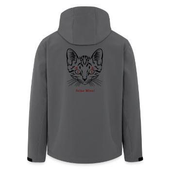 Cat, fine kitty - Men’s Recycled Softshell Jacket by Stanley/Stella - stargazer - Back - AI Model Male 185 light (185cm)