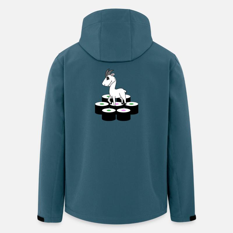 Goat Sushi - Men’s Recycled Softshell Jacket by Stanley/Stella - stargazer