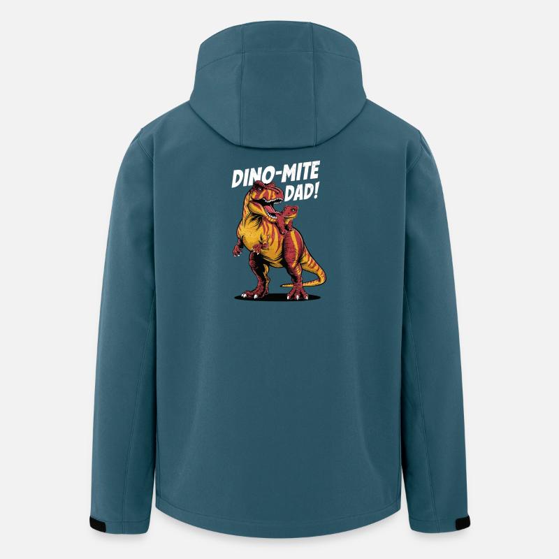 Dino-Mite Dad - T-Rex Power - Men’s Recycled Softshell Jacket by Stanley/Stella - stargazer