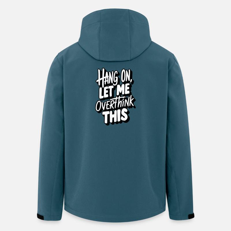 Motivationstext Freizeit Afrikanischer Stil - Recycelte Männer Softshell-Jacke von Stanley/Stella - Dunkles Petrol