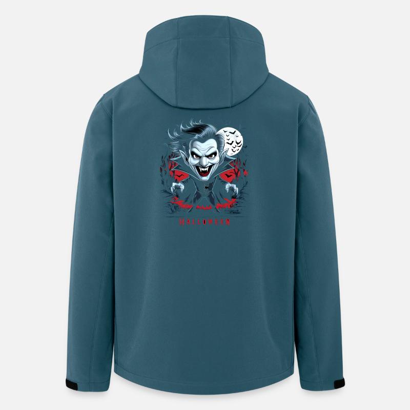 Gothic Halloween Horror - Recycelte Männer Softshell-Jacke von Stanley/Stella - Dunkles Petrol