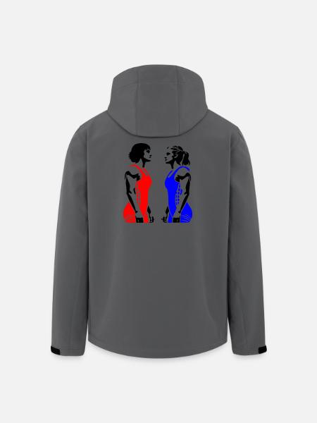 Women's Wrestling - Men’s Recycled Softshell Jacket by Stanley/Stella - stargazer