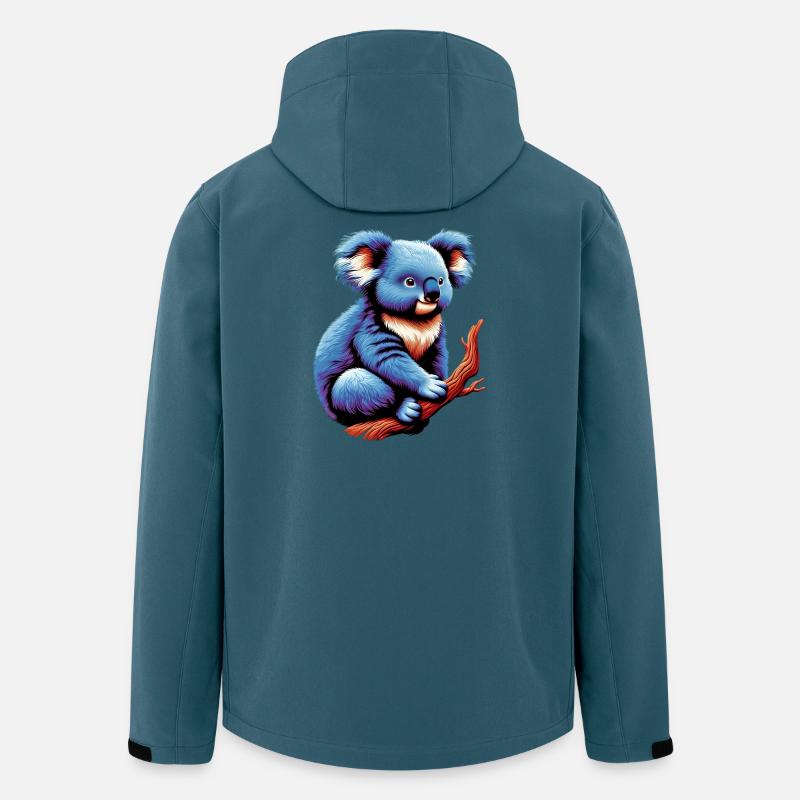 Koala - Recycelte Männer Softshell-Jacke von Stanley/Stella - Dunkles Petrol