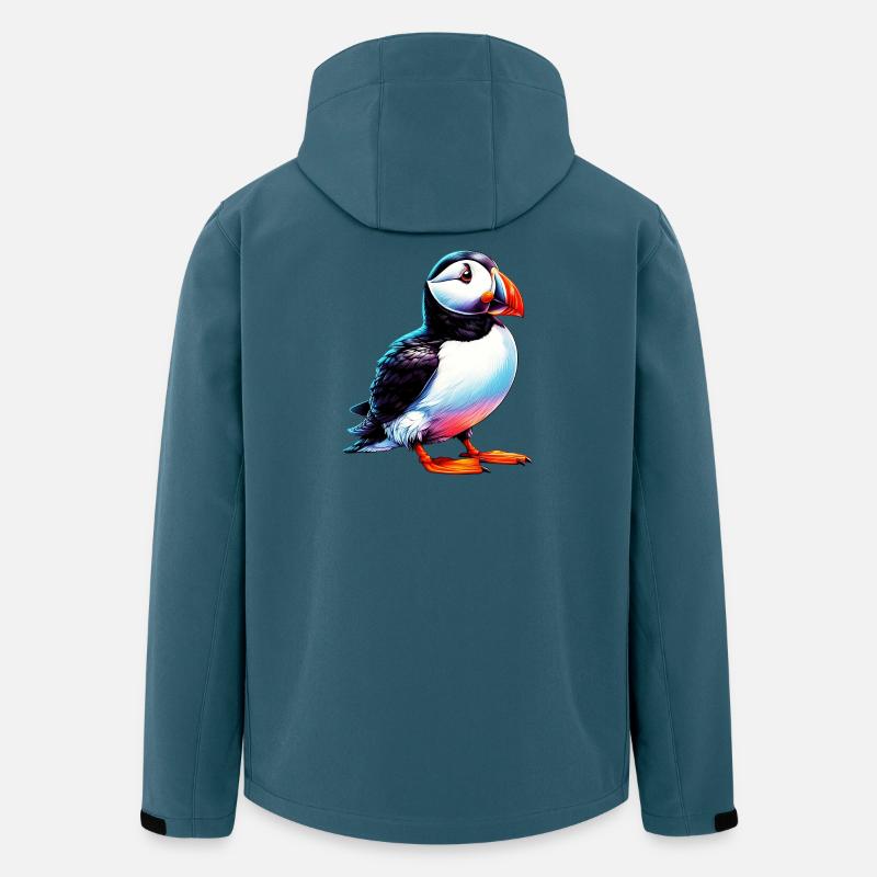 Papageitaucher - Recycelte Männer Softshell-Jacke von Stanley/Stella - Dunkles Petrol