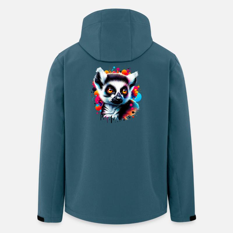 Lemur - Recycelte Männer Softshell-Jacke von Stanley/Stella - Dunkles Petrol