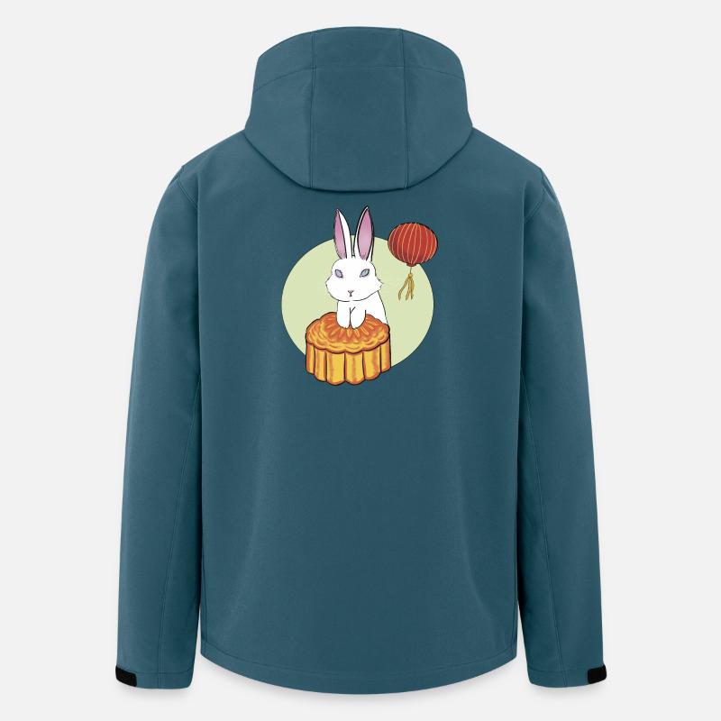 Mooncake Rabbit - Men’s Recycled Softshell Jacket by Stanley/Stella - stargazer