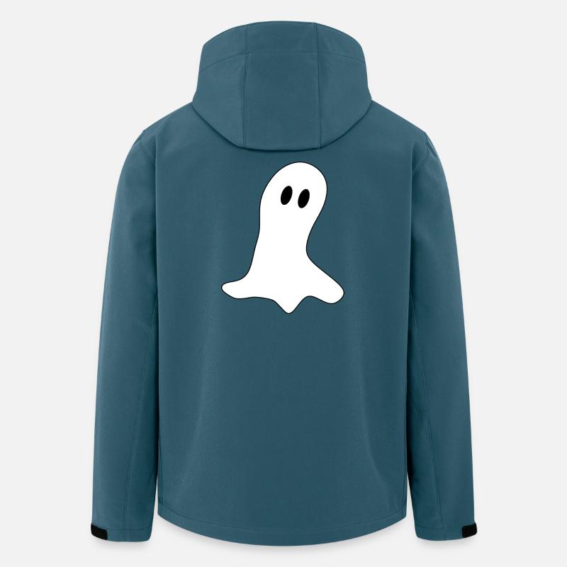 Halloween T-shirt Ghost spooky cute - Men’s Recycled Softshell Jacket by Stanley/Stella - stargazer