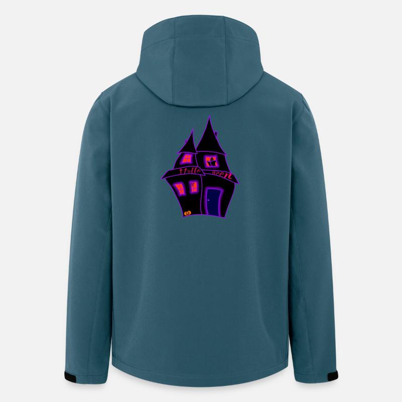 Halloween - Recycelte Männer Softshell-Jacke Discoverer von Stanley/Stella - Dunkles Petrol