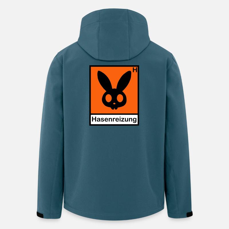 Hasenreizung - Recycelte Männer Softshell-Jacke von Stanley/Stella - Dunkles Petrol