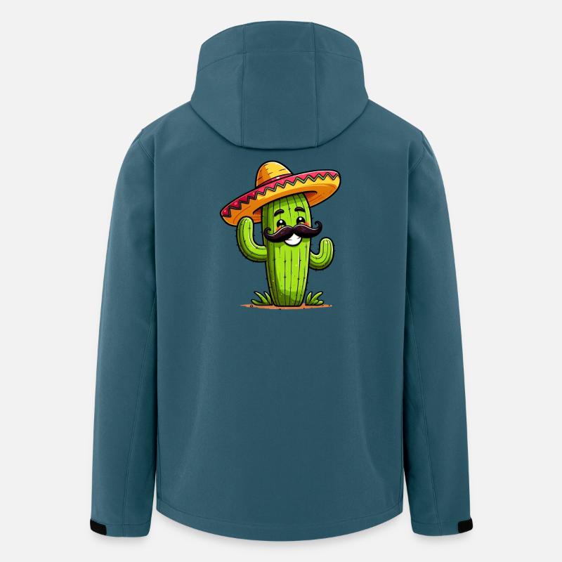 Kaktus - Recycelte Männer Softshell-Jacke von Stanley/Stella - Dunkles Petrol