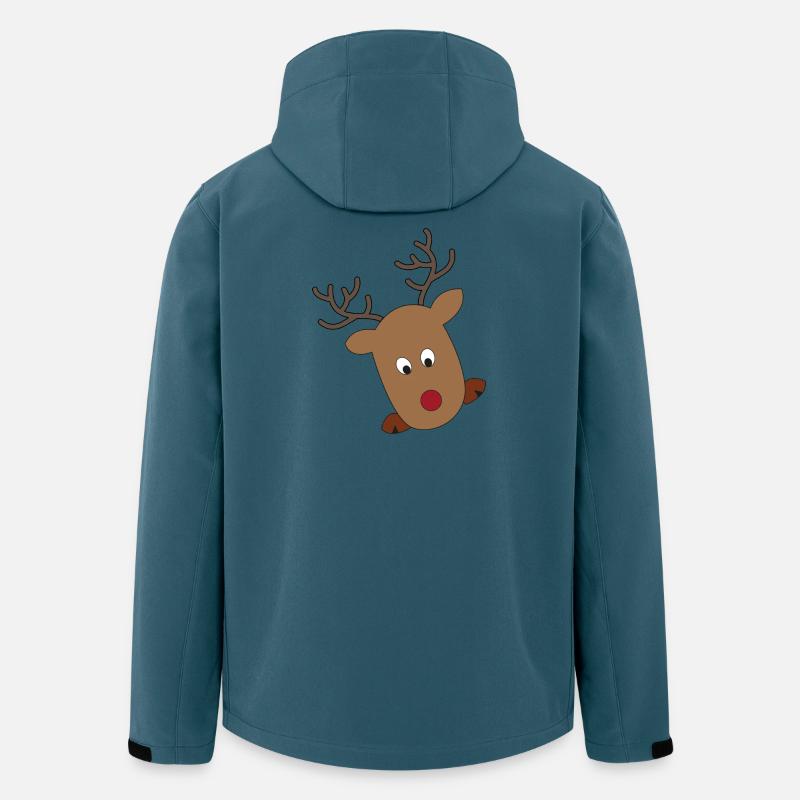 Weihnachten - Recycelte Männer Softshell-Jacke von Stanley/Stella - Dunkles Petrol