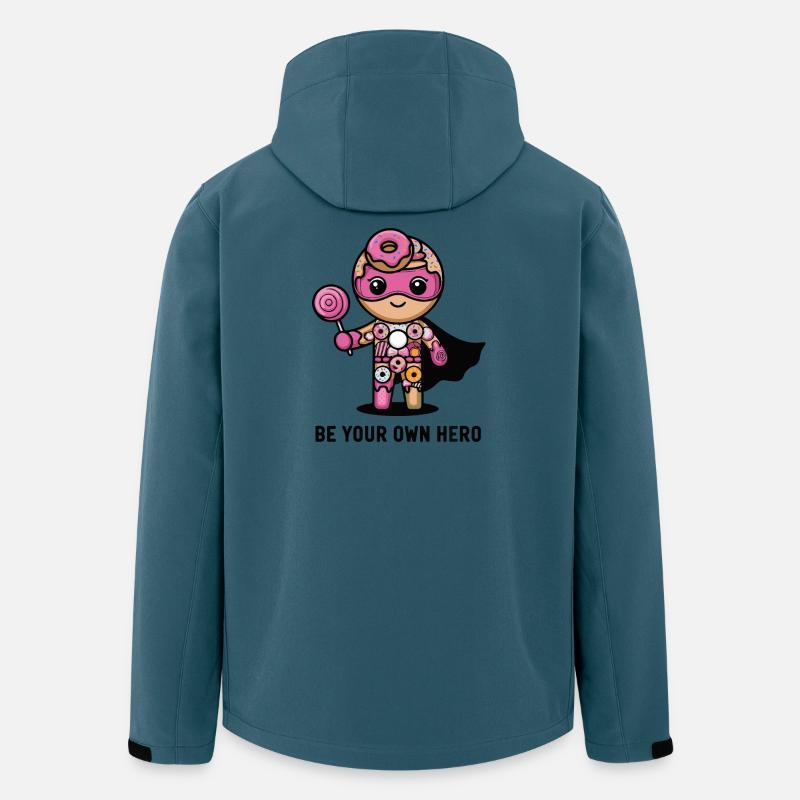 Sei dein eigener Helden-Donut-Charakter - Recycelte Männer Softshell-Jacke von Stanley/Stella - Dunkles Petrol